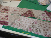 Quilt mit Dreiecken