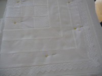 Quilt in Weiss