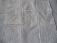 Quilt in Weiss