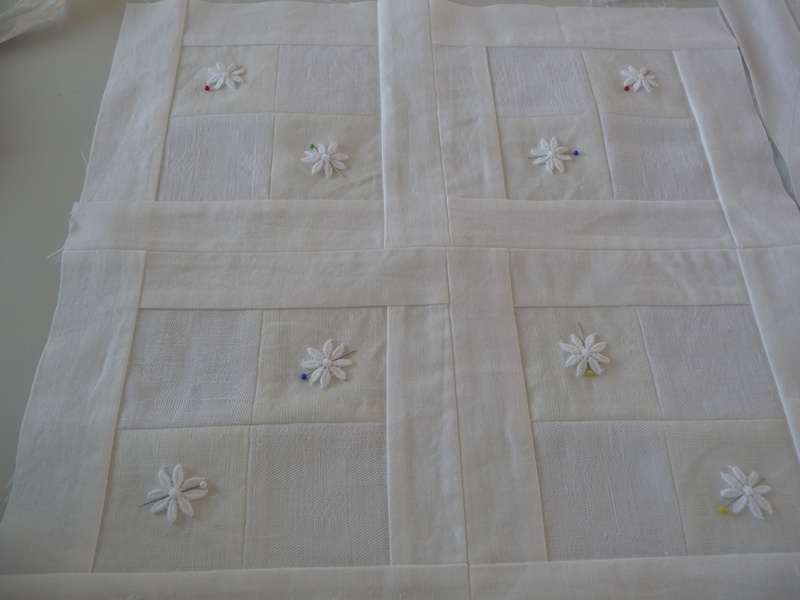 Quilt in Weiss