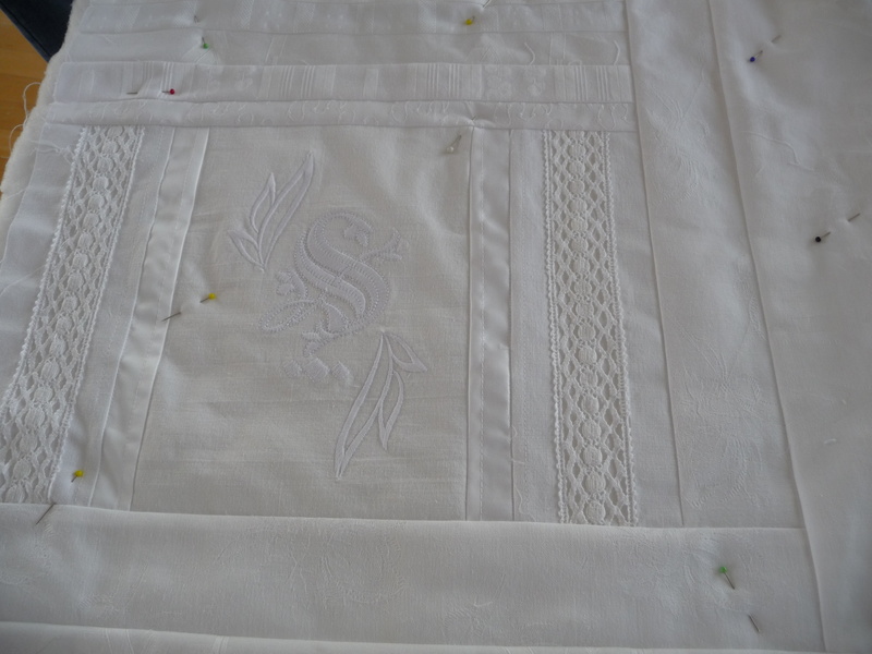 Quilt in Weiss