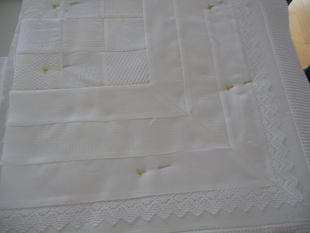 Quilt in Weiss