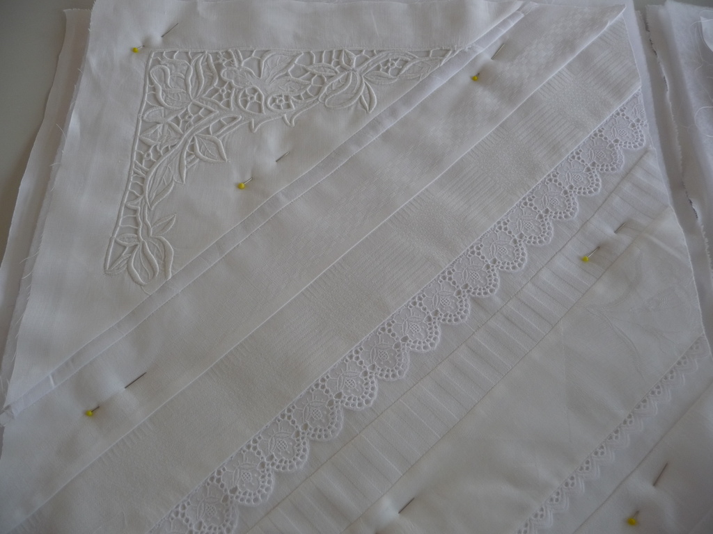 Quilt in Weiss