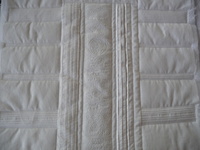 Quilt in Weiss