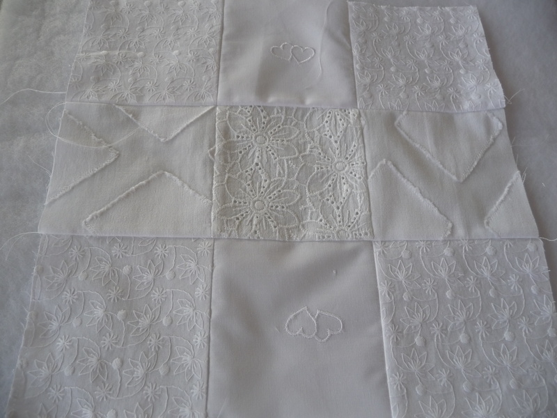 Quilt in Weiss