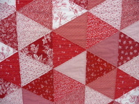 Quilt mit Dreiecken