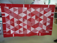 Quilt mit Dreiecken