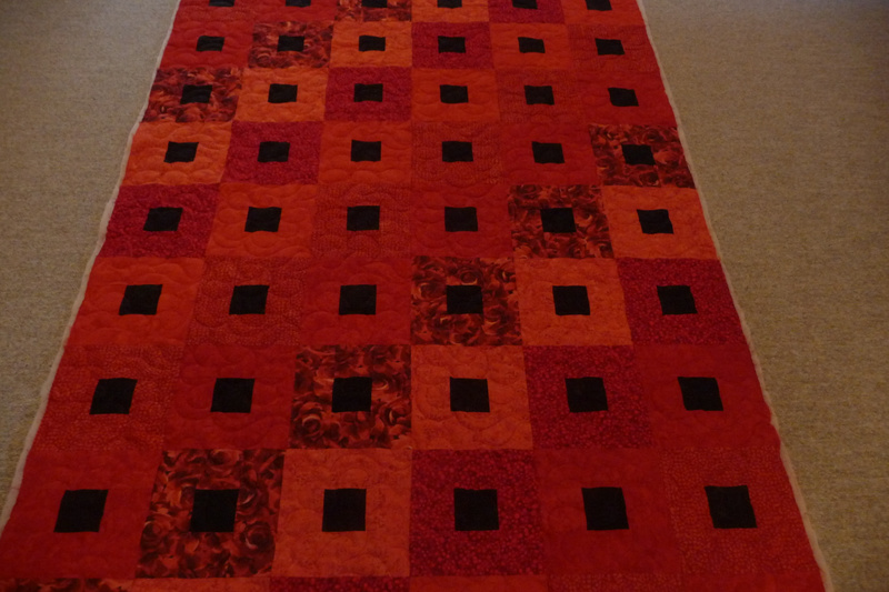 Roter Quilt - Lia Summermatter