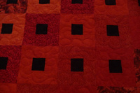 Roter Quilt - Lia Summermatter