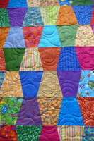 Quiltmuster - Curly Hearts       Quilt von Corinne Balmer